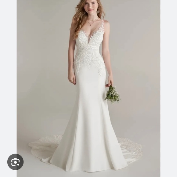 BNWT Rebecca Ingram Betty Lynette Wedding Gown Size 12 Bridal - Picture 1 of 5